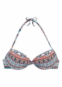 Lascana, Damen Push-up-Top 'Marrakesh', bunt