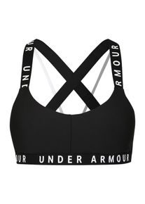 Under Armour, Damen Sport-BH 'Wordmark Strappy Sportlette', Schwarz / Weiß