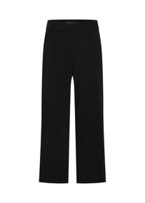 Only, Damen Hose 'onlWINNI HW WIDE CROPPED PNT', Schwarz
