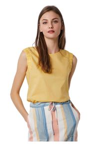 BOSS, Damen Bluse 'Citravel_2', Gelb