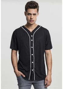 Urban Classics, Herren Baseball Mesh, Schwarz / Wei&szlig;