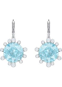 Swarovski, Damen Ohrstecker 'Olive 5479927', Aqua / Silber / Transparent