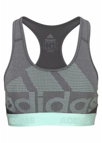 adidas Performance, Damen Sport-BH 'AlphaSkin', Grau / Mint