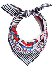Gerry Weber, Damen Tuch, Blau / Rot / Perlweiß