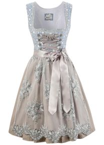 Marjo, Damen Dirndl, Hellbeige / Opal