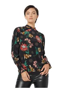 BOSS, Damen Bluse 'Clipa', Mischfarben / Schwarz