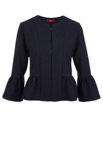 s.Oliver RED LABEL, Damen Stretchblazer mit Schößchen, Ultramarinblau