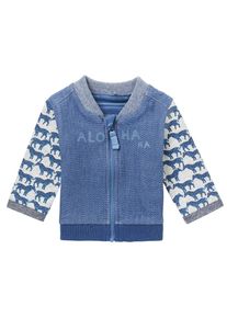 Noppies, Strickjacke Duma, Blau / Grau / Wei&szlig;