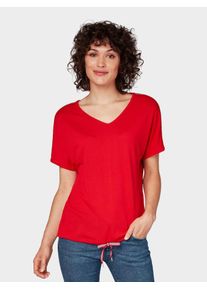 Tom Tailor, Damen T-Shirt, Rot