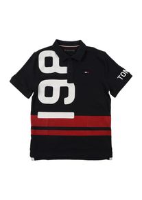 Tommy Hilfiger, Polo 'NAUTICAL NUMBERS', Nachtblau / Hellrot / Wei&szlig;