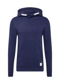 Tom Tailor, Herren Sweatshirt 'hoodie with embossed print', Marine