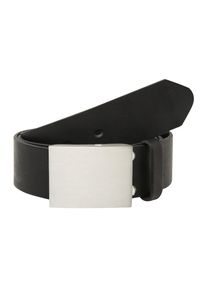 Vanzetti, Herren Ledergürtel 4.0cm, Schwarz
