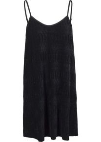 Urban Classics, Damen 'Ladies Velvet Slip Dress', Schwarz