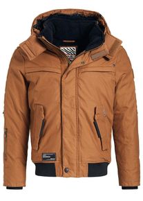 Khujo, Herren Jacke 'NARTEZ', Cognac / Schwarz