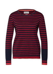 Marc O'Polo Marc O'Polo DENIM, Damen Pullover, Navy / Rot
