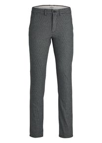 Jack & Jones JACK & JONES, Herren Chino 'Anti Fit', Grau / Schwarz