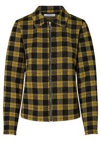 Pieces, Damen Jacke, Gelb / Schwarz