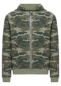 name it, M&auml;dchen Strickjacke Camo, Gr&uuml;n