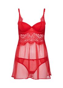 Hunkemöller Hunkemöller, Damen Babydoll 'Demi', Rot