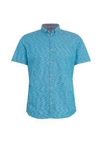 Tom Tailor, Herren Kurzarmhemd, Himmelblau