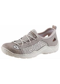 Rieker, Damen Slipper, Grau / Taupe
