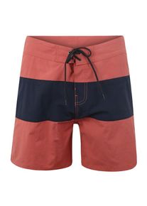 Rip Curl, Herren Badeshorts 'RETRO PANELED 17''', Blau / Rot