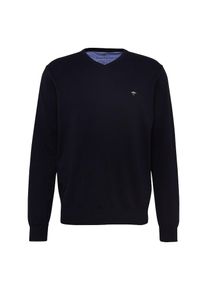 Fynch-Hatton, Herren Pullover 'V-Neck NOS', Kobaltblau