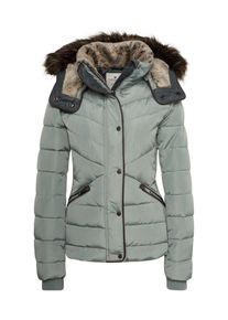 Tom Tailor, Damen Jacke, Hellbeige / Schoko / Dunkelgrau / Pastellgrün