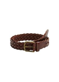 Mango Man, Herren Gurtel 'Hft Braid', Rostbraun