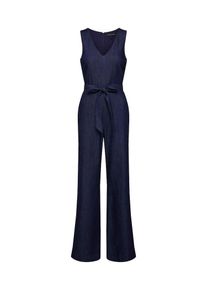 Banana Republic, Damen Overall 'SL VNECK JUMPSUIT CHAMBRAY', Blue Denim