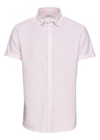 Jack & Jones JACK & JONES, Herren Hemd 'JPRSUMMER STRIPE SHIRT SS REG COLLAR', Rosa