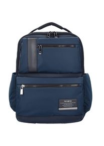 Samsonite, Damen Openroad Business Rucksack Leder 42 cm Laptopfach, Dunkelblau / Schwarz