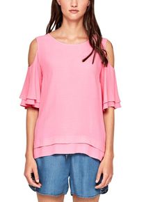 s.Oliver RED LABEL, Damen Volantbluse, Pink