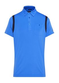 J. Lindeberg J.Lindeberg, Herren 'Dolph slim TX' Jersey Poloshirt, Blau / Schwarz