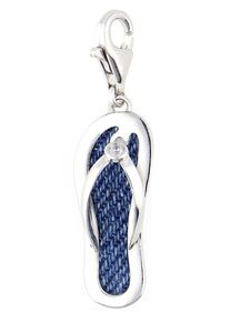 Esprit, Damen Charm 'Shoe Denim XL', Blau / Silber