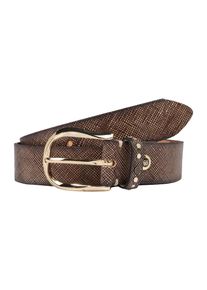 B.belt Handmade In Germany, Damen Ledergürtel, Taupe