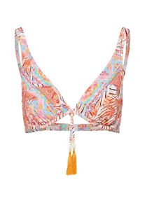 watercult, Damen Bikinitop, Opal / Braun / Dunkelorange / Weiß
