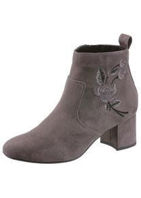 Marco Tozzi, Damen Stiefelette, Taupe / Tanne