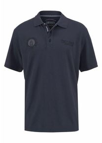 MAN'S WORLD Man's World, Herren Poloshirt, Taubenblau