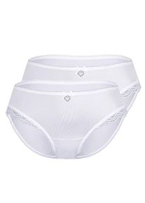 Sassa Mode Sassa, Damen Slip 'DIRNDL III', Wei&szlig;