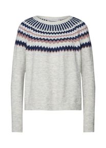 Only, Damen Pullover 'onlALBA SLIM', Hellgrau
