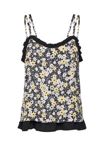 mint&berry Mint&berry, Damen Top, Hellgelb / Schwarz / Wei&szlig;