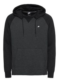 Nike Sportswear, Herren Sweatshirt 'M NSW OPTIC HOODIE PO', Basaltgrau / Schwarz