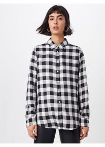 Banana Republic, Damen Bluse 'LS DILLON FLANNEL BW JACKIE BUFFALO PLAID', Schwarz / Weiß