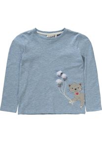 SALT & PEPPER SALT AND PEPPER, M&auml;dchen Langarmshirt, Rauchblau / Mischfarben