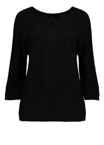 Cartoon, Damen Pullover im schlichten Design, Schwarz