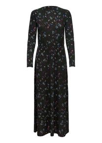 Jacqueline de Yong, Damen Kleid, Royalblau / Dunkelgrün / Rosé