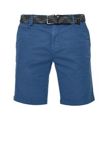 s.Oliver RED LABEL, Herren Shorts aus Twill 'Plek Loose', Blau