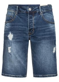 Funky Buddha, Herren Shorts, Blue Denim