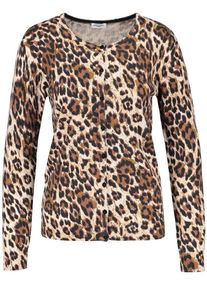 Gerry Weber, Damen Jacke, Beige / Braun / Schwarz